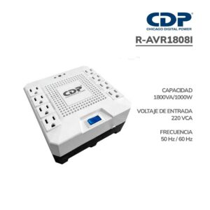 REGULADOR CDP AVR1808 1800VA-1000W 8 Outlets NEMA-15R 120V