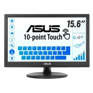 MONITOR ASUS 15.6" TOUCH MOD.VT169HE PLANO IPS FHD 1920X1080 220NIS 60HZ 5MS HDMI