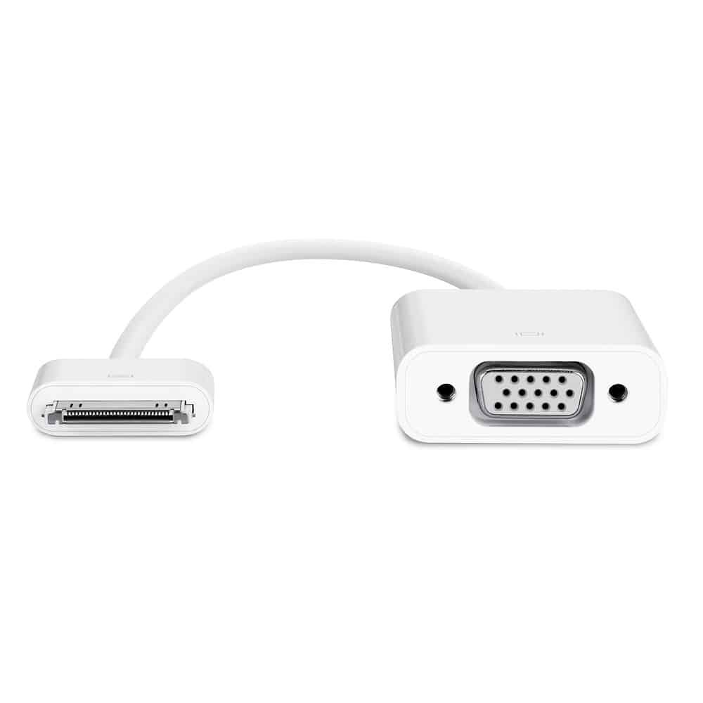 Adaptador ipad iphone a vga para apple