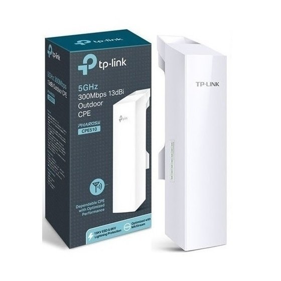 EXTENSOR TPLINK DE EXTERIOR CPE510 5GHz 300MB-s 13DBI