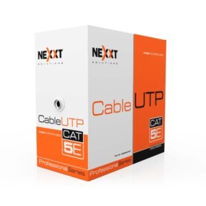 CABLE NEXXT CAT.5 UTP EXTERIOR 305M 4 PAIR BLACK CAJA