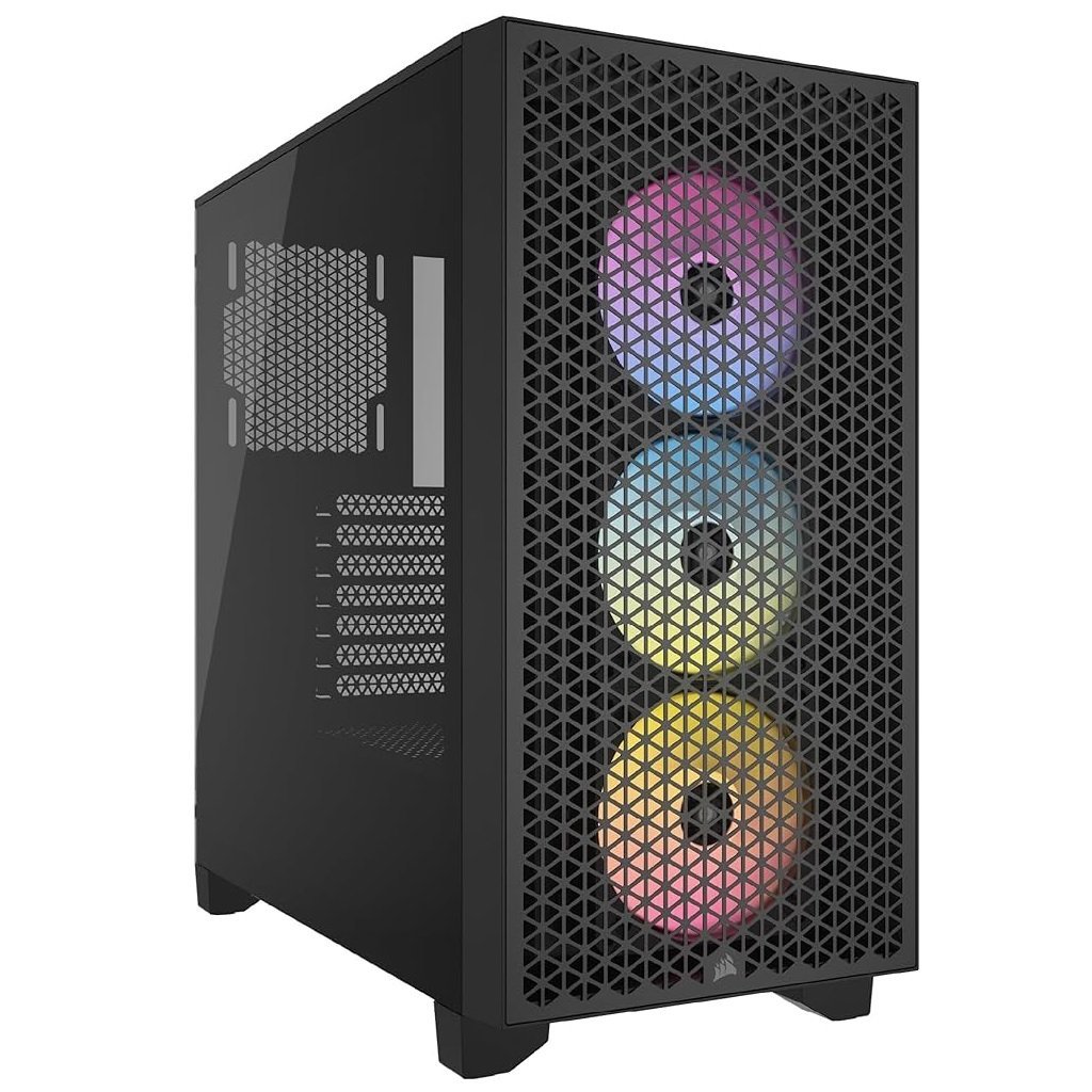 CASE CORSAIR ATX 3000D RGB AIRFLOW TEMPERED GLASS MID TOWER CASE N-PS 3VENT.