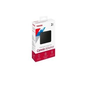 DISCO DURO EXTERNO TOSHIBA 2TB CANVIO ADVANCE BLACK