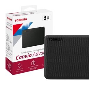DISCO DURO EXTERNO TOSHIBA 2TB CANVIO ADVANCE BLACK