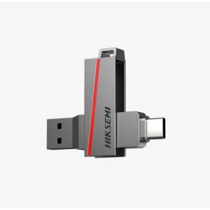 FLASH MEMORY HIKSEMI 64GB DUAL SIM USB 3.2 Y TIPO C GRIS