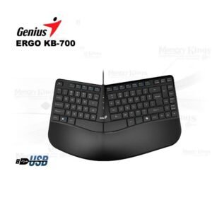 TECLADO GENIUS ERGO KB-700 USB  MULTIMEDIA REPOSAMANOS BLACK