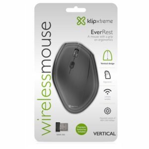 MOUSE KLIPX KMW-390 VERTICAL WIRELESS 2.4GHz BLACK
