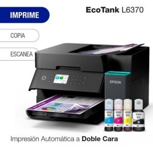 SISTEMA DE TINTA ORIGINAL EPSON L6370 Copiadora ADF, Scanner, Impresión Duplex