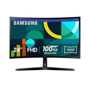 MONITOR SAMSUNG 24" MOD.S24D366GAN GAMING CURVED S36GD FULL-HD 100HZ D-SUB HDMI
