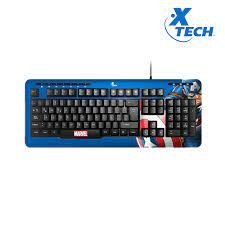 TECLADO XTECH XTK-M401CA MARVEL CAPITAN AMERICA WIRED SPA
