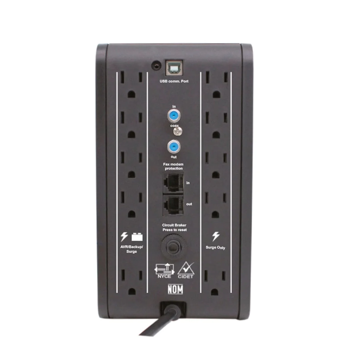 UPS CDP R-SMART1010 INTERACTIVO 1000VA 500W 110VAC 6NEMA