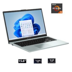 COMPUTADORA PORTÁTIL ASUS VIVOBOOK GO 15 E1504FA-BQ4464 AMD RYZEN 5-40 7520U Memoria 16GB,512GB SSD, 15.6",SIN S.O