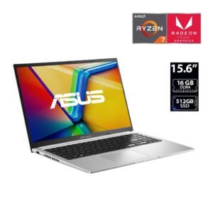 COMPUTADORA PORTÁTIL ASUS VIVOBOOK M1502YA-BQ840 AMD RYZEN 7 5825U Memoria 16GB,1TB SSD,15.6",SIN S.O