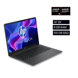 COMPUTADORA PORTÁTIL HP OMNIBOOK 3 14-HY0050LA AMD RYZEN 5 40 Memoria 8GB,512GB SSD,14",WINDOWS 11
