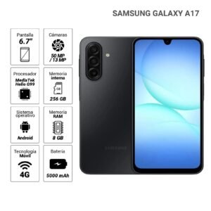 CELULAR SAMSUNG A17 G99, 8GB/256GB, AMOLED 6.7"