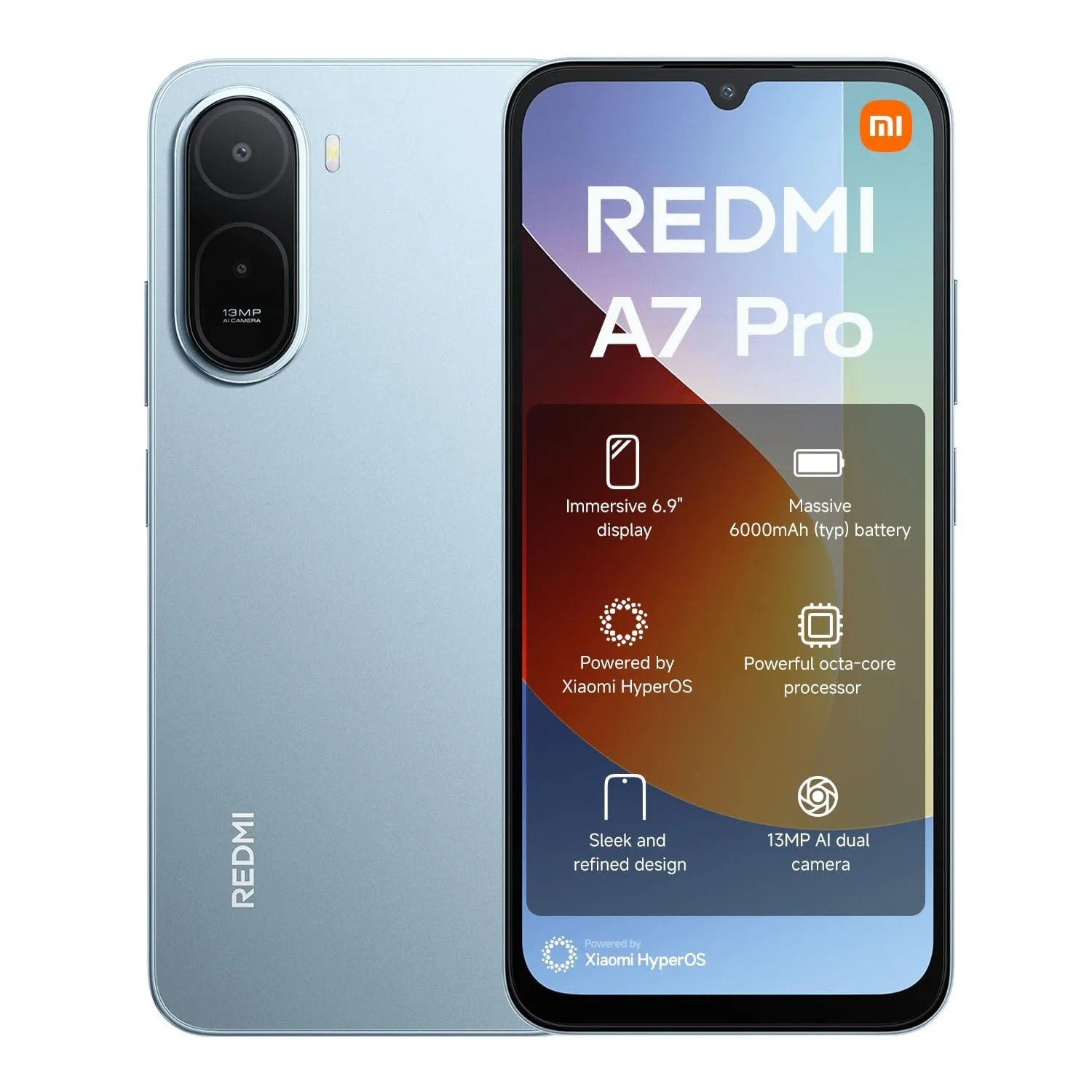 CELULAR XIAOMI REDMI A7 PRO UNISOC T7250 4GB,128GB,6.9"HD,BLUE