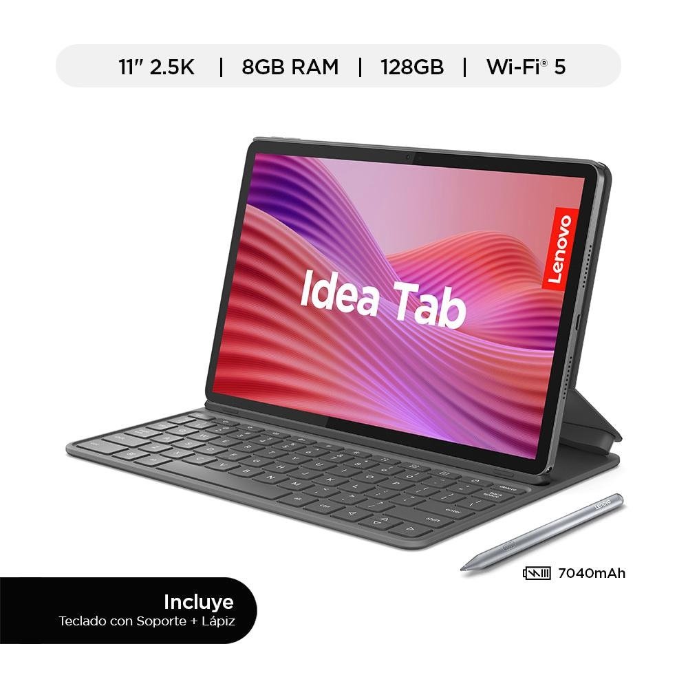 TABLET LENOVO IDEA TAB TB336ZU MEDIATEK DIMENSITY 6300 5G LTE 8GB,128GB,11" 2.5K,ANDROID