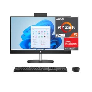 COMPUTADORA TODO EN UNO HP 24-CR0253LA AMD RYZEN 5 7520U 8GB,512GB SSD,23.8",SIN S.O