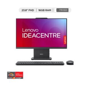 COMPUTADORA TODO EN UNO LENOVO IDEACENTRE 24ARR9 AMD RYZEN 7 7735HS 16GB,512GB SSD,23.8",SIN S.O