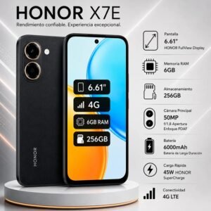 CELULAR HONOR X7E MOD.LAB-LX3 G81 ULTRA 6GB,256GB,6.61"
