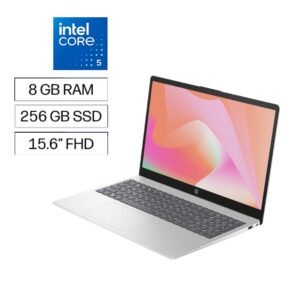 COMPUTADORA PORTÁTIL HP 15-FD1258LA CORE 5 120U Memoria 8GB,256GB SSD, Pantalla 15.6",SIN S.O