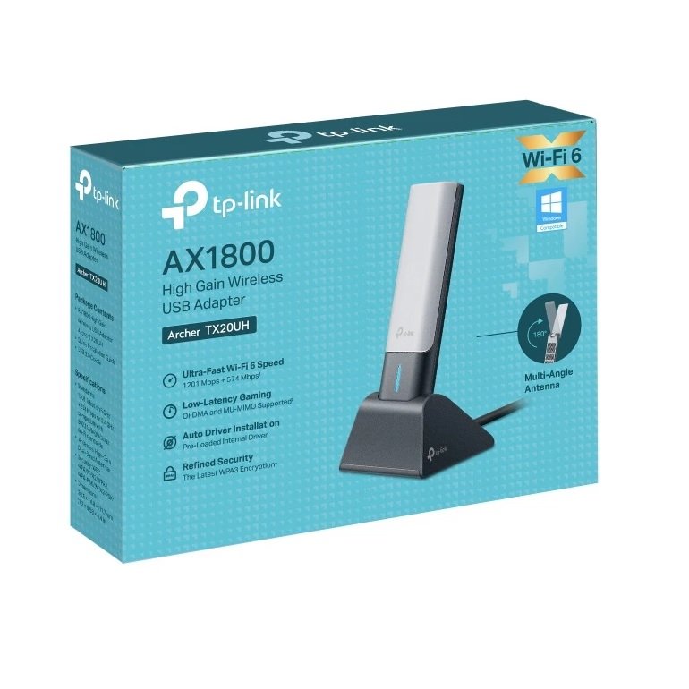 ADAPTADOR TPLINK ARCHER TX20UH AX1800 HIGH GAIN WIRELESS USB