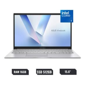 COMPUTADORA PORTÁTIL ASUS VIVOBOOK X1504VA-BQ5580 CORE 5 120U Memoria 16GB,512GB SSD, Pantalla 15.6",SIN S.O