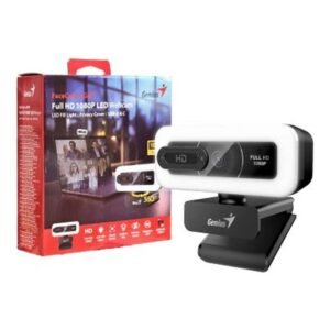CAMARA WEB GENIUS FACECAM LIGHT 1080P FHD USB-A USB-C CON CUBIERTA DE PRIVACIDAD BLACK