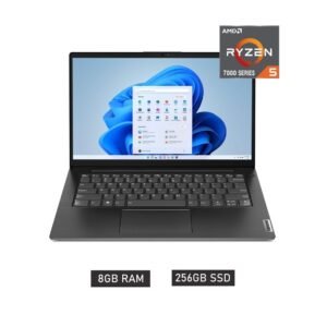 COMPUTADORA PORTÁTIL LENOVO V14 G4 AMN AMD RYZEN 5 7520U Memoria 8GB,256GB SSD, Pantalla 14",SIN SO