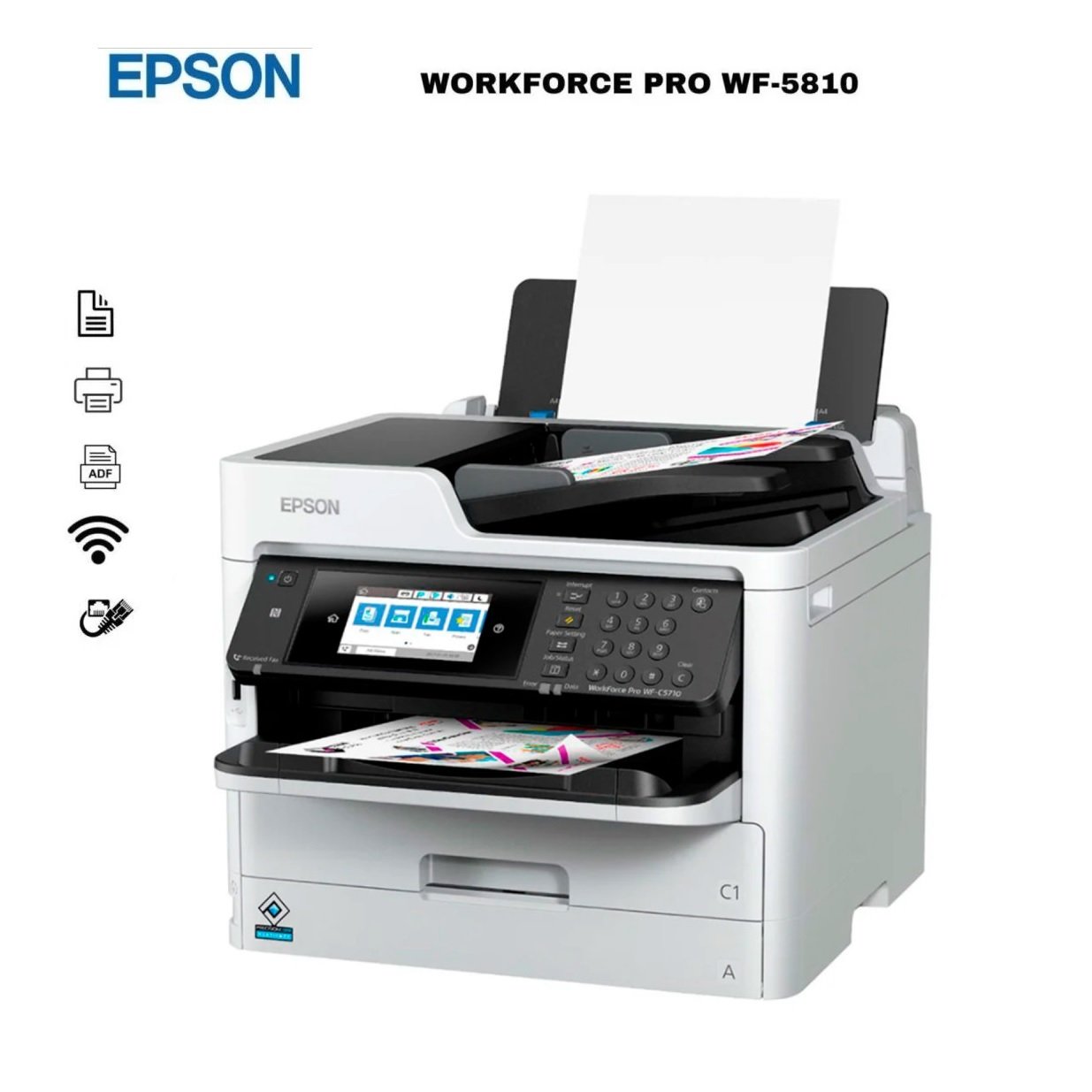 IMPRESORA EPSON WORKFORCE PRO C5810 MULTIFUNCION A COLOR WIFI DUPLEX